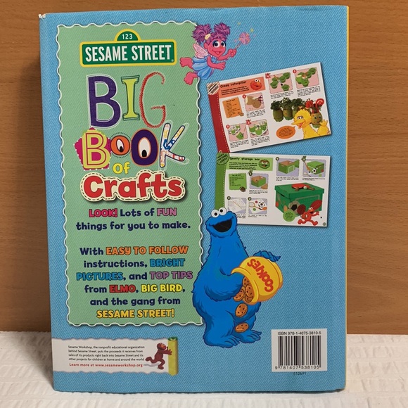 Sesame Street Big Book of Crafts by Children’s Television Workshop and Parragon - Picture 3 of 11